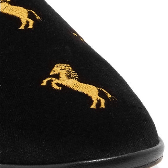 [Chloé] Sky Embroidered Velvet Ballet Flats - Picture 5 of 8